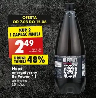 Biedronka Be Power, Napój energetyczny 1l oferta
