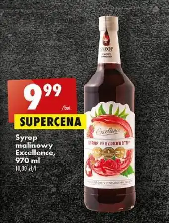 Biedronka Excellence, Syrop malinowy 970 ml oferta