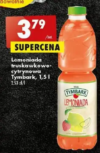 Biedronka Tymbark, Lemoniada truskawkowo- cytrynowa 1,5 I oferta