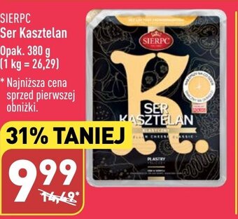 ALDI SIERPC Ser Kasztelan 380g oferta
