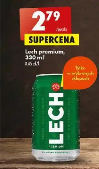 Biedronka Lech premium, 330 ml oferta