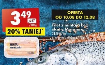 Biedronka Marinero Filet z mintaja bez skóry 100g oferta