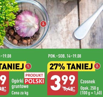 ALDI Czosnek 250 g oferta