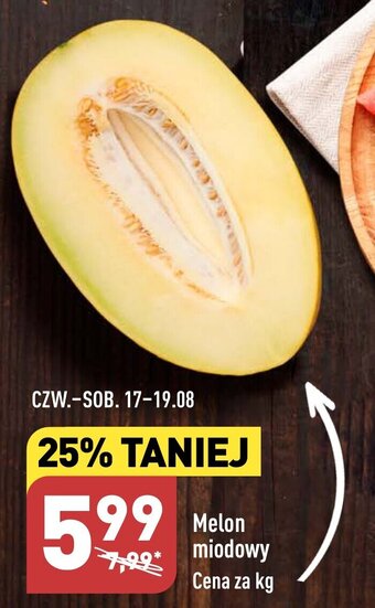 ALDI Melon miodowy 1kg oferta