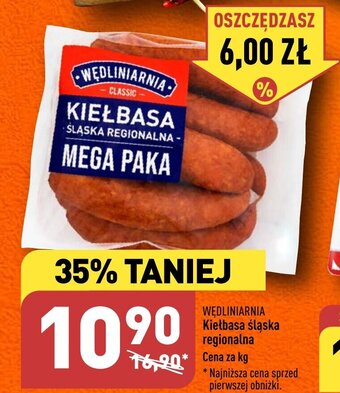 ALDI WĘDLINIARNIA Kiełbasa śląska regionalna 1kg oferta