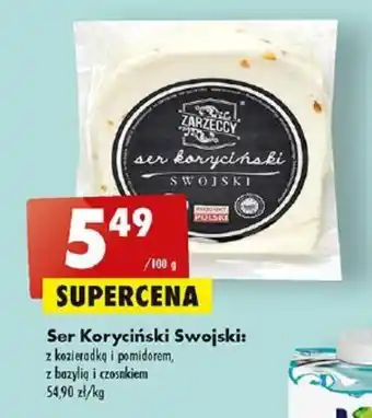 Biedronka Zarzeccy Ser Koryciński Swojski 100g oferta