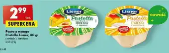 Biedronka Lisner, Pasta z mango Pastella 80 g oferta