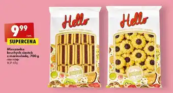 Biedronka Hello Mieszanka kruchych ciastek z marmoladą, 700 g oferta