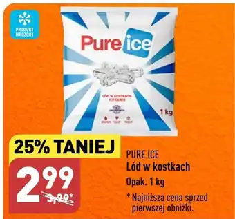 ALDI PURE ICE Lód w kostkach Opak. 1 kg oferta