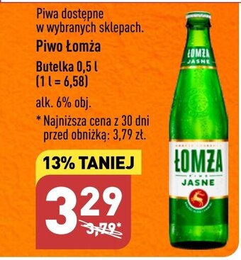 ALDI Piwo Łomża Butelka 0,5 l oferta