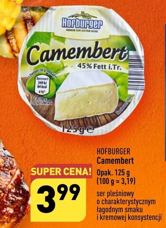ALDI HOFBURGER Camembert 125g oferta