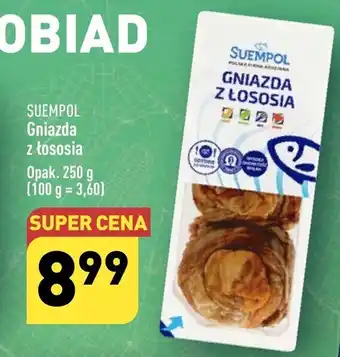 SUEMPOL Gniazda z łososia 250g