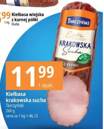 E.Leclerc Tarczyński Kiełbasa krakowska sucha 260g oferta
