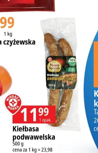 E.Leclerc Kiełbasa podwawelska 500 g oferta