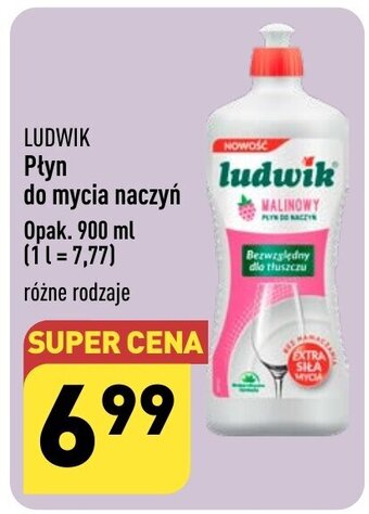 ALDI LUDWIK Płyn do mycia naczyń 900ml oferta
