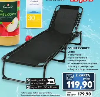 Kaufland Leżak ogrodowy countryside oferta