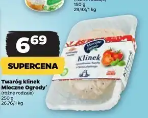 Netto Twaróg mleczne ogrody oferta