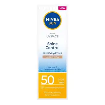 Nivea sun shine control matujący krem do twarzy spf 50 50ml