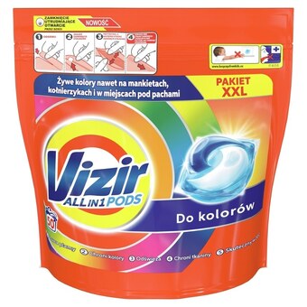 Kaufland Vizir all in 1 color kapsułki do prania, 50 prań oferta