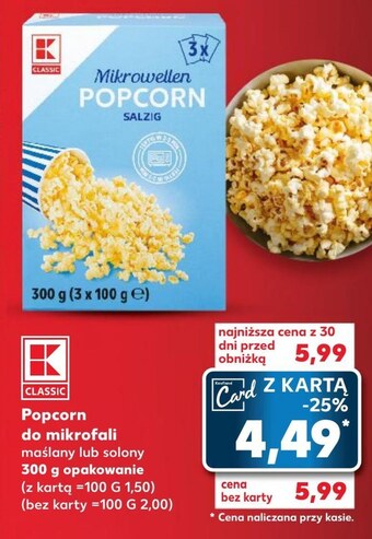 Kaufland Popcorn oferta