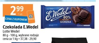 E.Leclerc Czekolada E.Wedel 80 g - 100 g oferta
