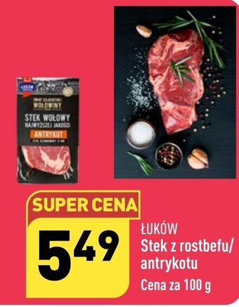 ŁUKÓW Stek z rostbefu/ antrykotu 100 g