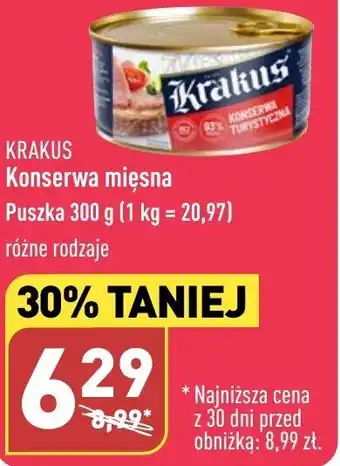 ALDI KRAKUS Konserwa mięsna 300 g oferta