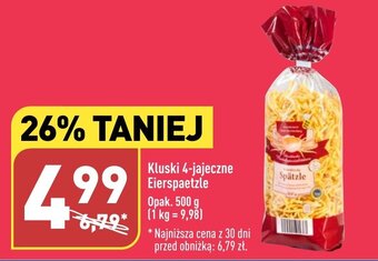 ALDI Kluski 4-jajeczne Eierspaetzle 500g oferta