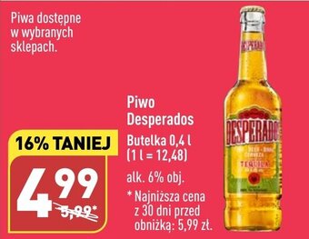 ALDI Piwo Desperados 0,4l oferta