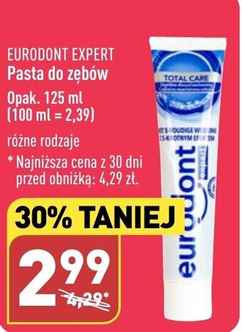 EURODONT EXPERT Pasta do zębów 125ml