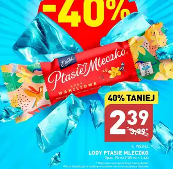 ALDI E. WEDEL LODY PTASIE MLECZKO 90ml oferta