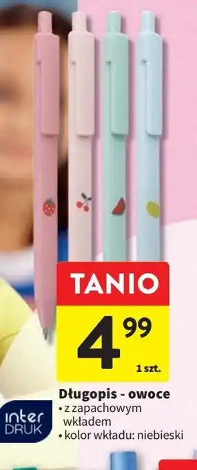 Intermarche Długopis owocowy kiwi oferta