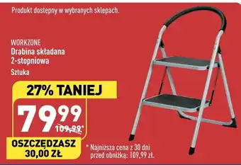 WORKZONE Drabina składana 2-stopniowa