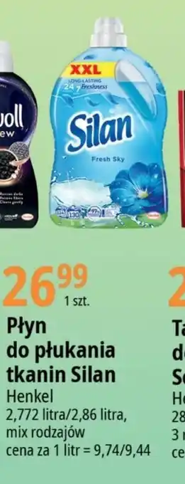 E.Leclerc Płyn do płukania tkanin Silan 2,772 litra/2,86 litra oferta