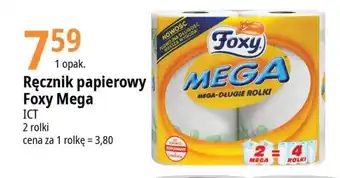 E.Leclerc Ręcznik papierowy Foxy Mega oferta