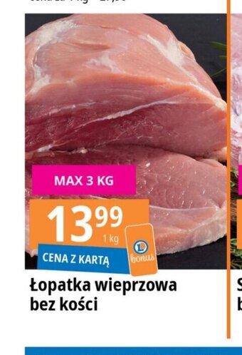 E.Leclerc Łopatka wieprzowa bez kości 1 kg oferta