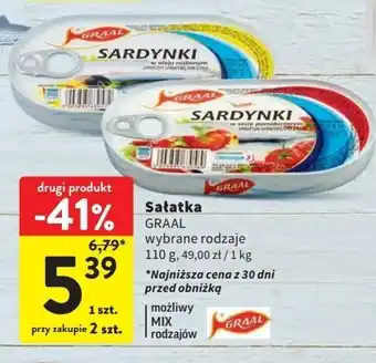 Intermarche Sardynki w sosie pomidorowym oferta
