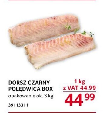 Selgros DORSZ CZARNY POLĘDWICA BOX 1 kg oferta