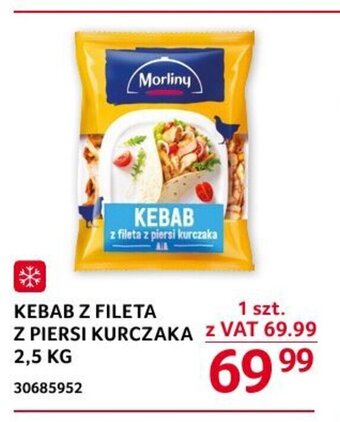 Selgros KEBAB Z FILETA Z PIERSI KURCZAKA 2,5 KG oferta
