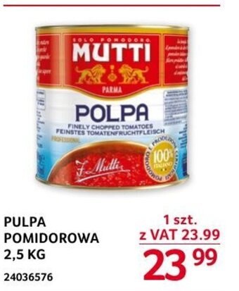 Selgros PULPA POMIDOROWA 2,5 KG oferta
