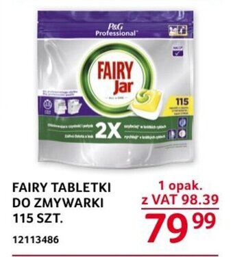 Selgros FAIRY TABLETKI DO ZMYWARKI 115 SZT. oferta