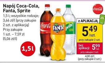 Stokrotka Napój Coca-Cola, Fanta, Sprite 1,5l oferta
