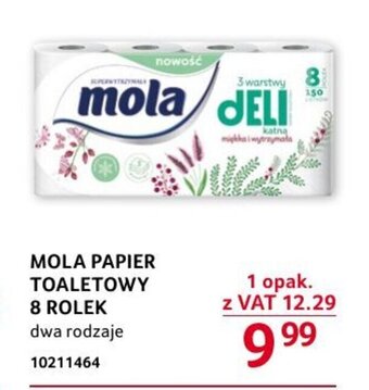 Selgros MOLA PAPIER TOALETOWY 8 ROLEK oferta