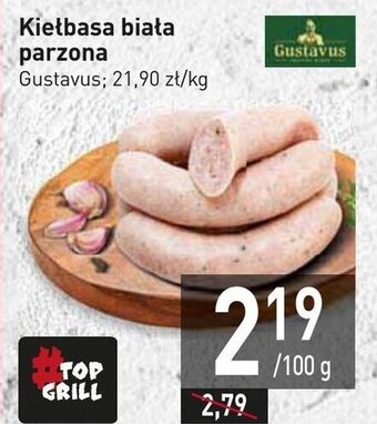 Stokrotka Kiełbasa biała parzona Gustavus 100g oferta