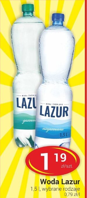 Premium Nasz Sklep Woda Lazur 1,5 l oferta