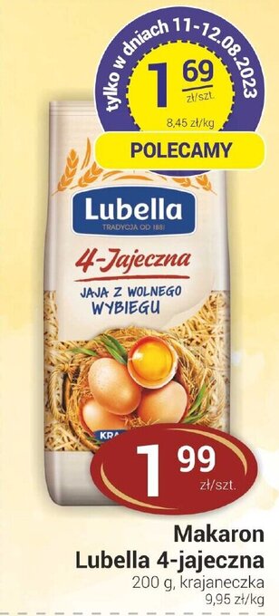 Makaron Lubella 4-jajeczna 200 g, krajaneczka