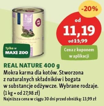 Maxi Zoo REAL NATURE 400 g oferta