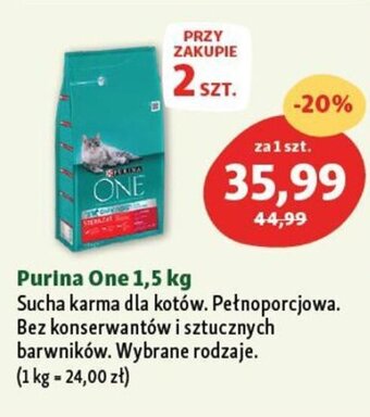 Maxi Zoo Purina One 1,5 kg oferta