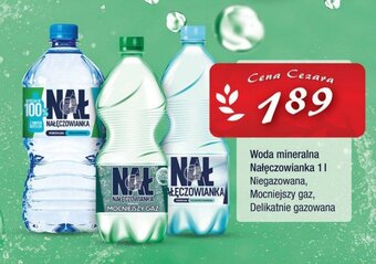 Cezar Delikatesy Woda mineralna Nałęczowianka 1l oferta