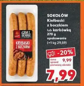 Kaufland Kiełbaski z karkówką 1 SZT 270 G oferta